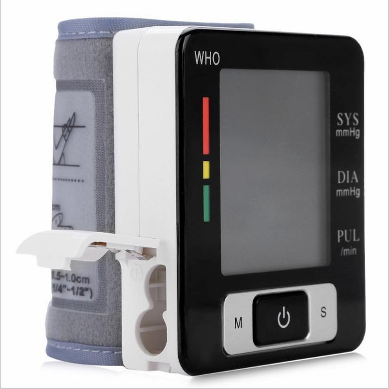 cross-border platform english intelligent detection heart rate blood pressure meter health monitoring sphygmomanometer export style ck-w133 Specification drawing