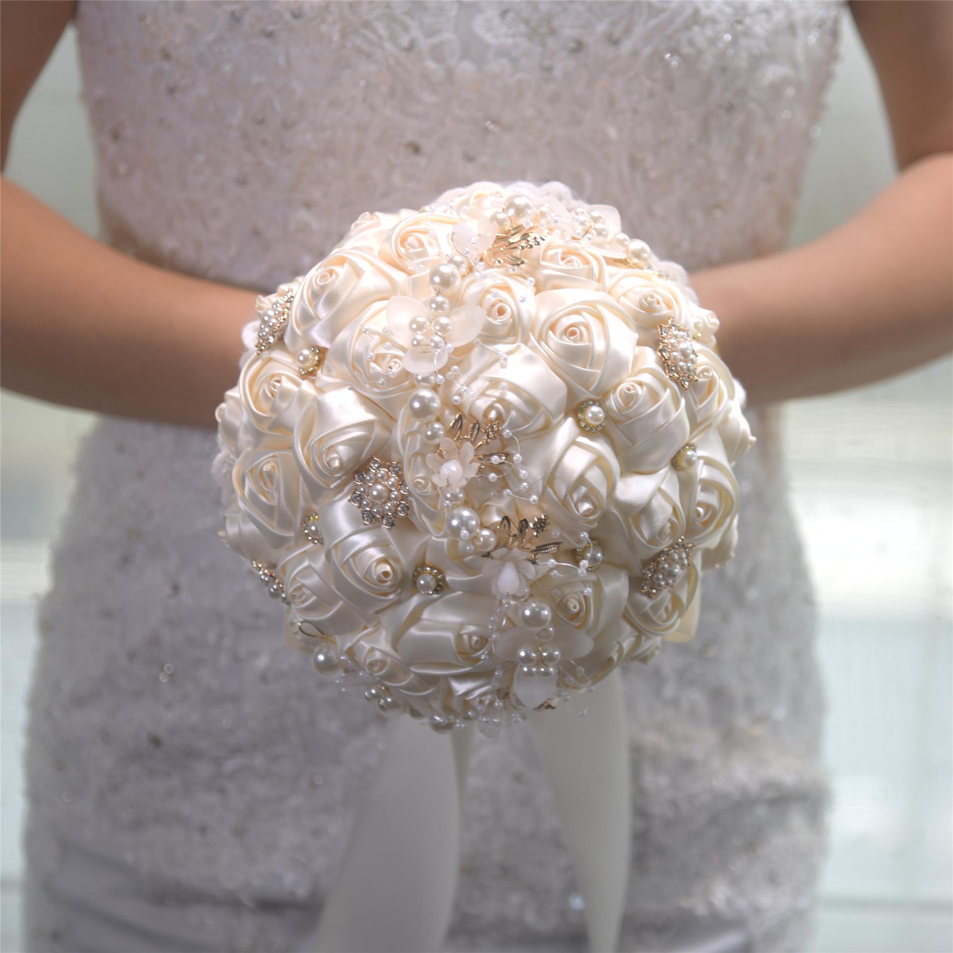 120 wedding wedding bride and bridesmaid bridal bouquet artificial rose bridal bouquet color matching mori style wedding bouquet