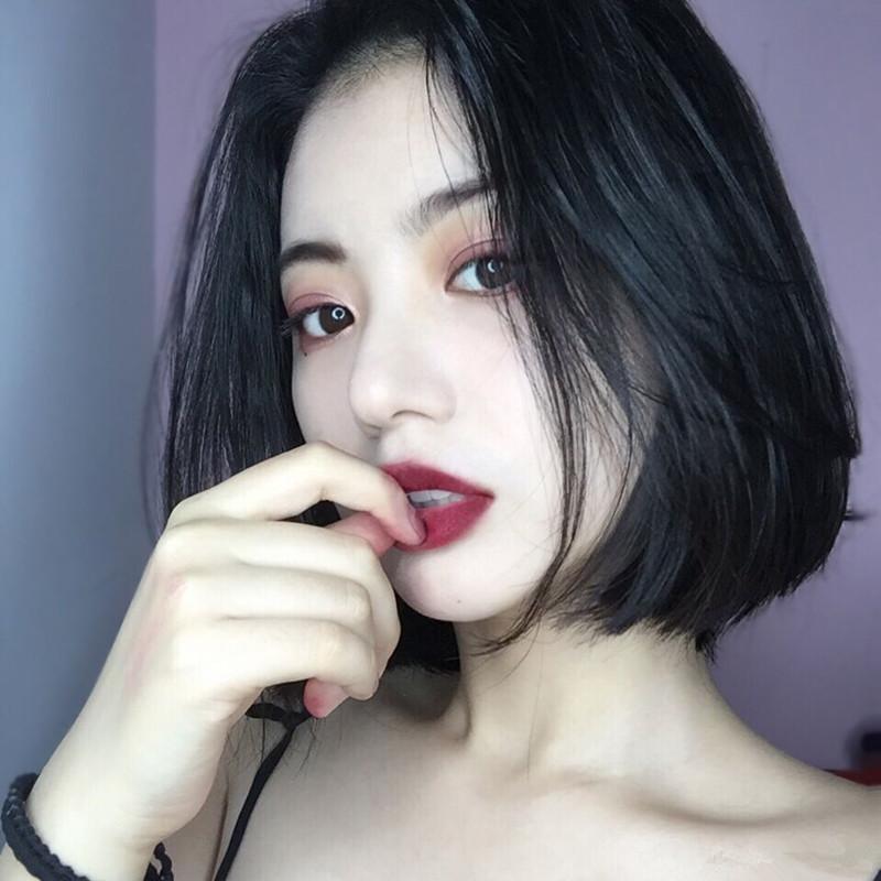 aliexpress new wig female short straight hair bob haircut female temperament fluffy face shaving synthetic wigs supply supplier