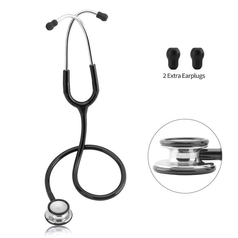 stethoscope dual-purpose double-headed double-sided stethoscope measuring blood pressure stethoscope with color box gold-plated stainless steel Specification drawing