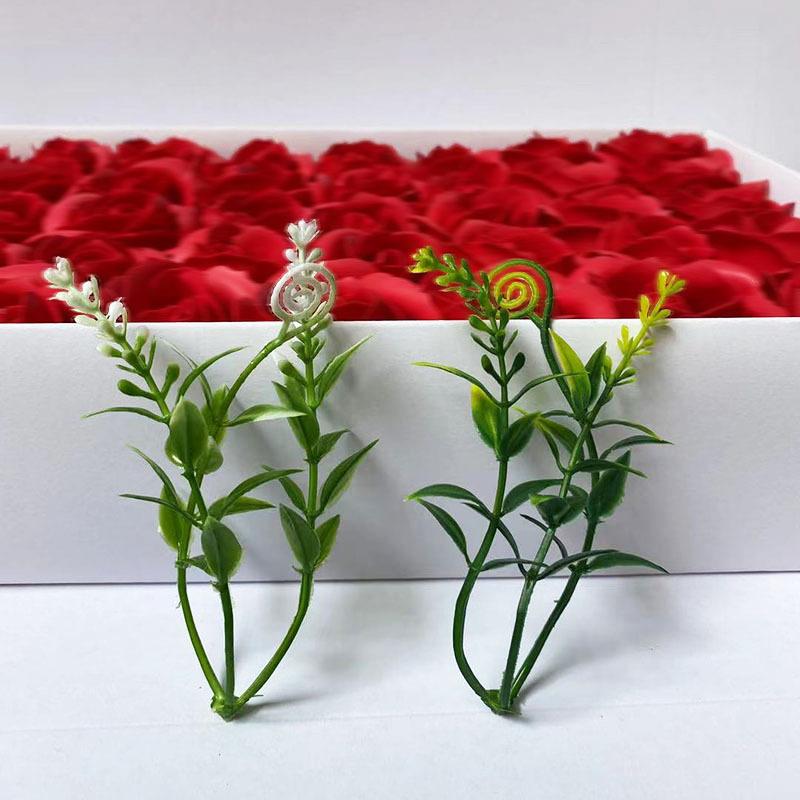 customized wholesale simulation decorative grass floral bouquet bag decorative material handmade diy bridal bouquet embellishment bouquet decorative grass