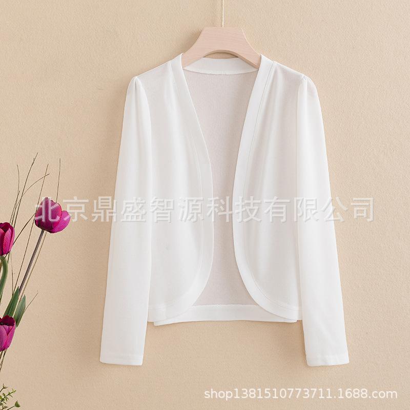 233 summer cardigan shawl all-match sun protection shirt for air conditioned rooms new outerwear sun protection clothing mesh