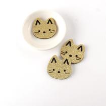 cat badge felt hairpin ornament accessories diy handmade phone case cat accessories refridgerator magnets patch