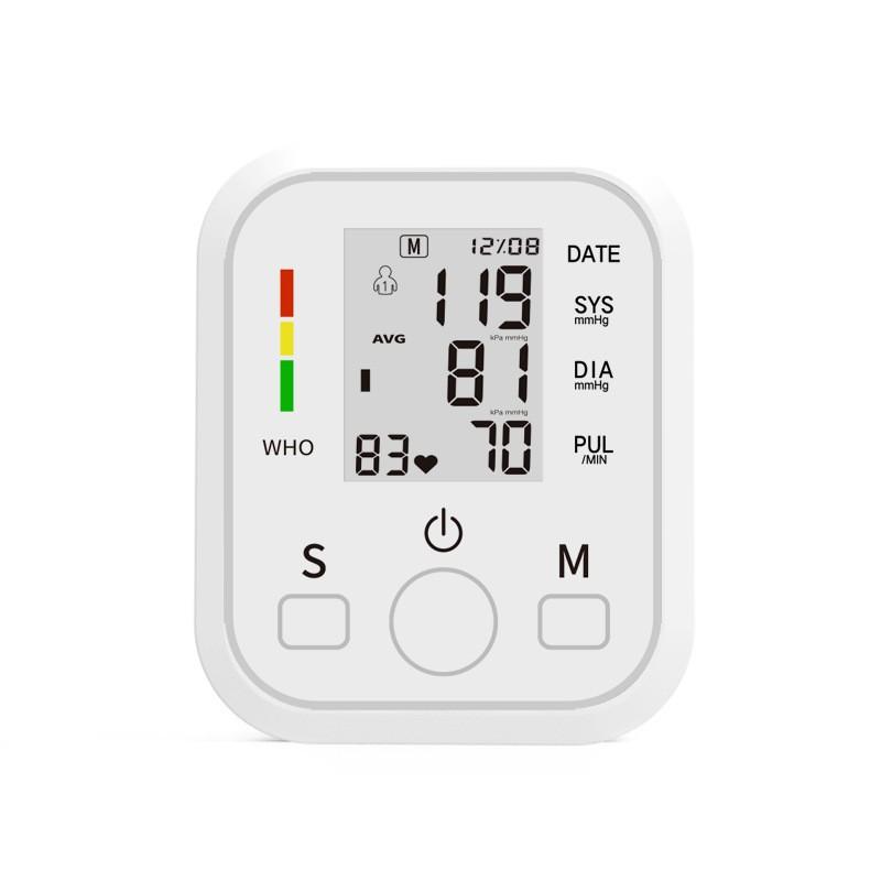cross-border electronic sphygmomanometer arm-type household blood pressure measuring instrument intelligent foreign trade english voice electronic sphygmomanometer Application Scenario