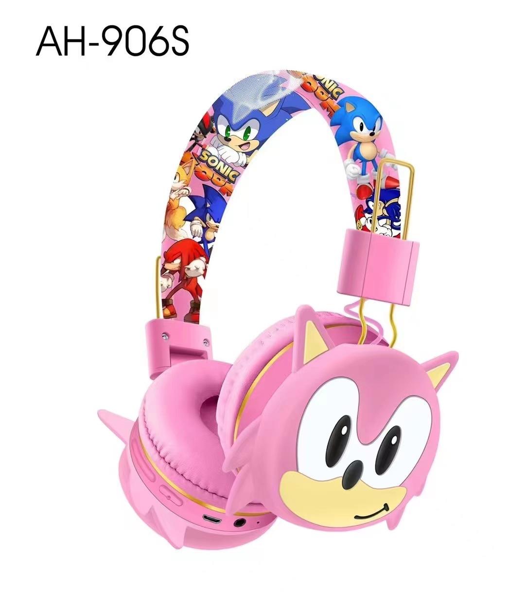 Children's Headphones Cross-Border AH-906S Cute Cartoon Headset Wireless Music Bluetooth Headset Foldable details Picture