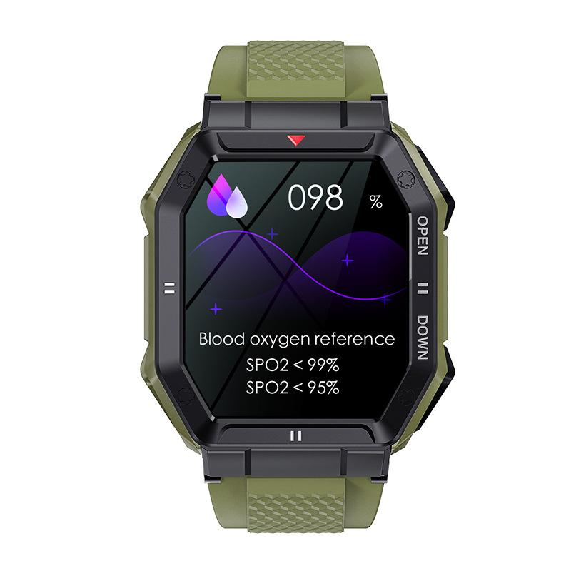 K55 New Outdoor Smart Watch Bluetooth Calling Heart Rate Blood Pressure Blood Oxygen Stopwatch Music Multi Sport Mode Item Picture