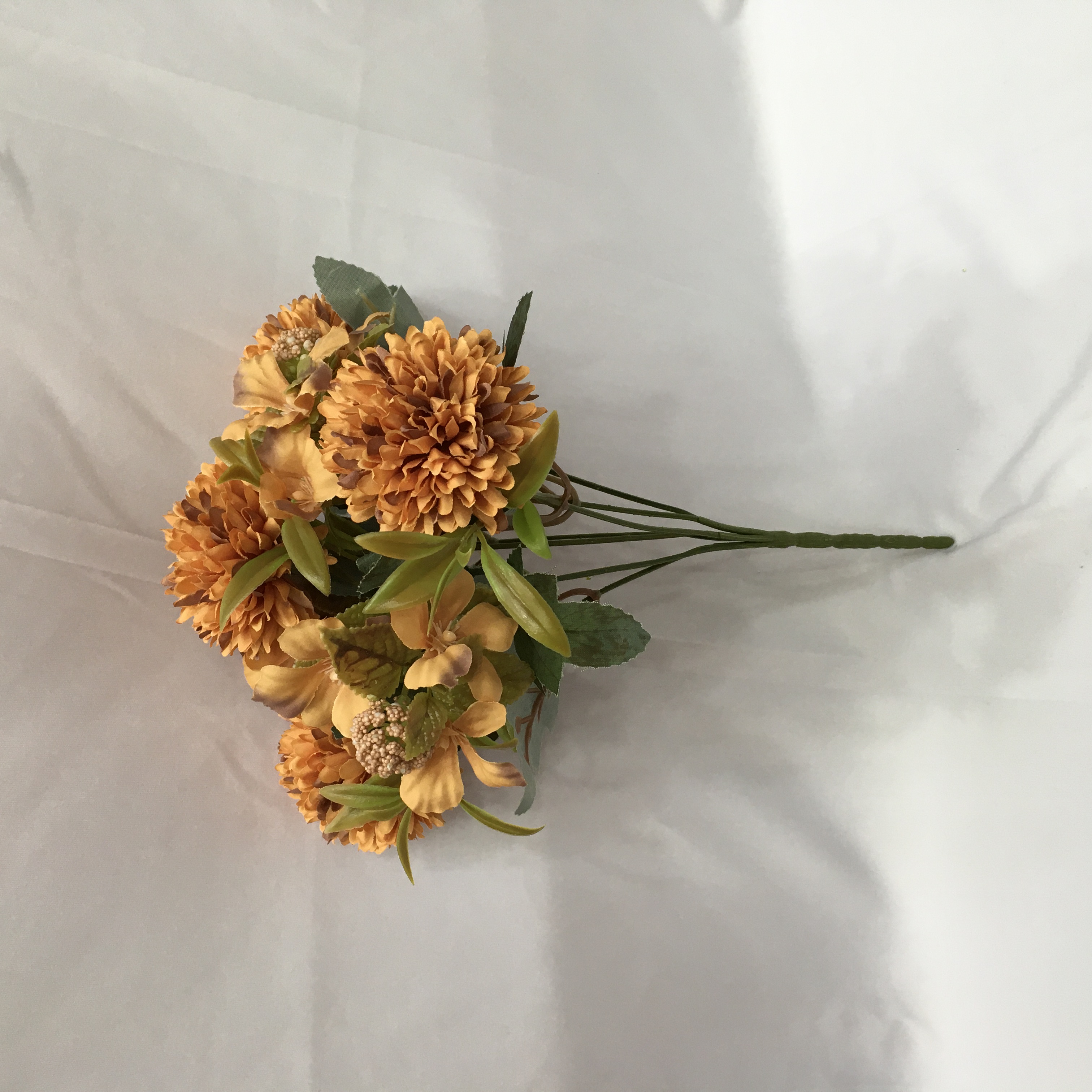 The living room is decorated with artificial flowers and artificial flowers. The venue is arranged with 7 branches of Nordic dandelions pic 6