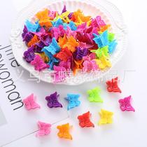 internet celebrity colorful mini butterfly small hairclip baby headwear female children knot love cartoon small claw clip girl's hairpin