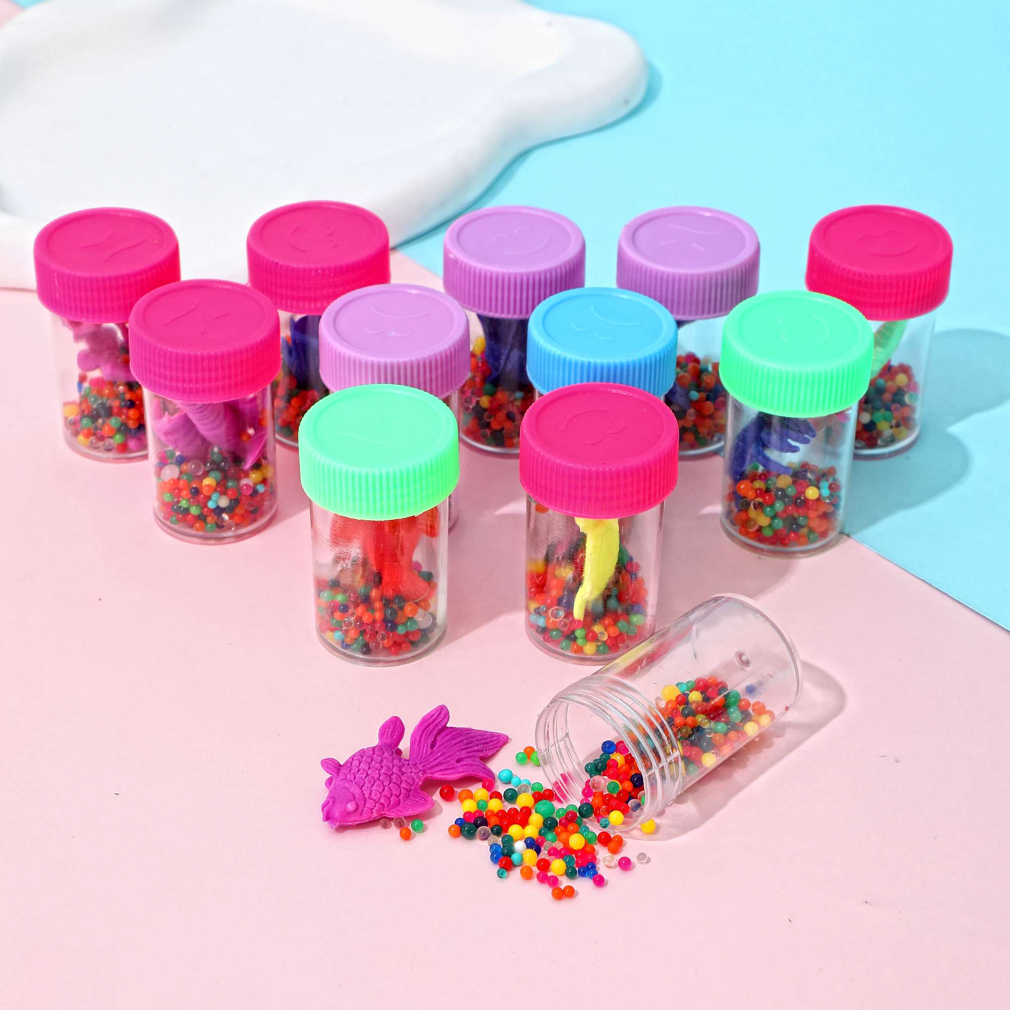 海洋宝宝泡大珠儿童手工DIY放水里会变大玩具小学生玩具学校玩具地摊玩具海洋动物水晶珠详情图7