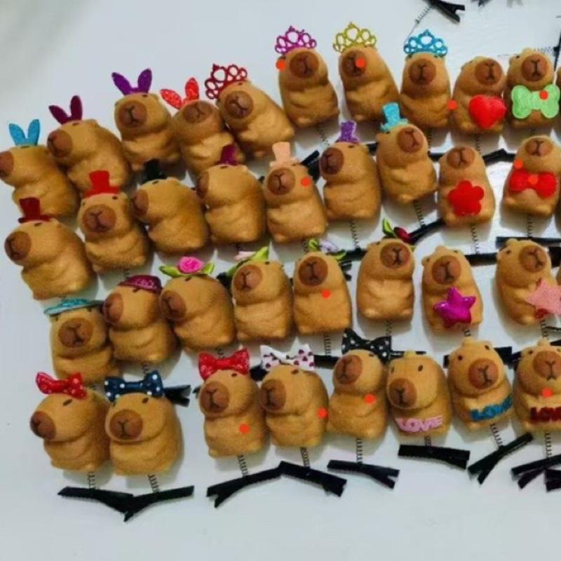 cross-border new arrival capabala spring hairpin cartoon cute capabala hair accessories