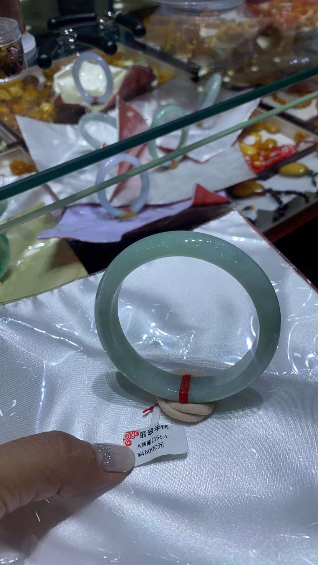 翡翠手镯天然正品飘花缅甸A货玉器翡翠玉石005