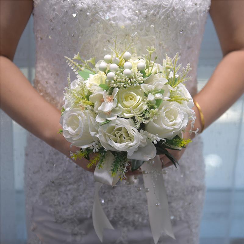 simulation bouquet wedding bridesmaid bridal bouquet bride wedding bridal bouquet bouquet fragrant romantic flowers slo in stock