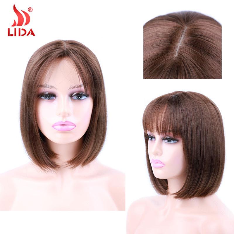 aliexpress wig european and american bobhaircut bob synthetic wigs female bangs synthetic wigs factory wholesale