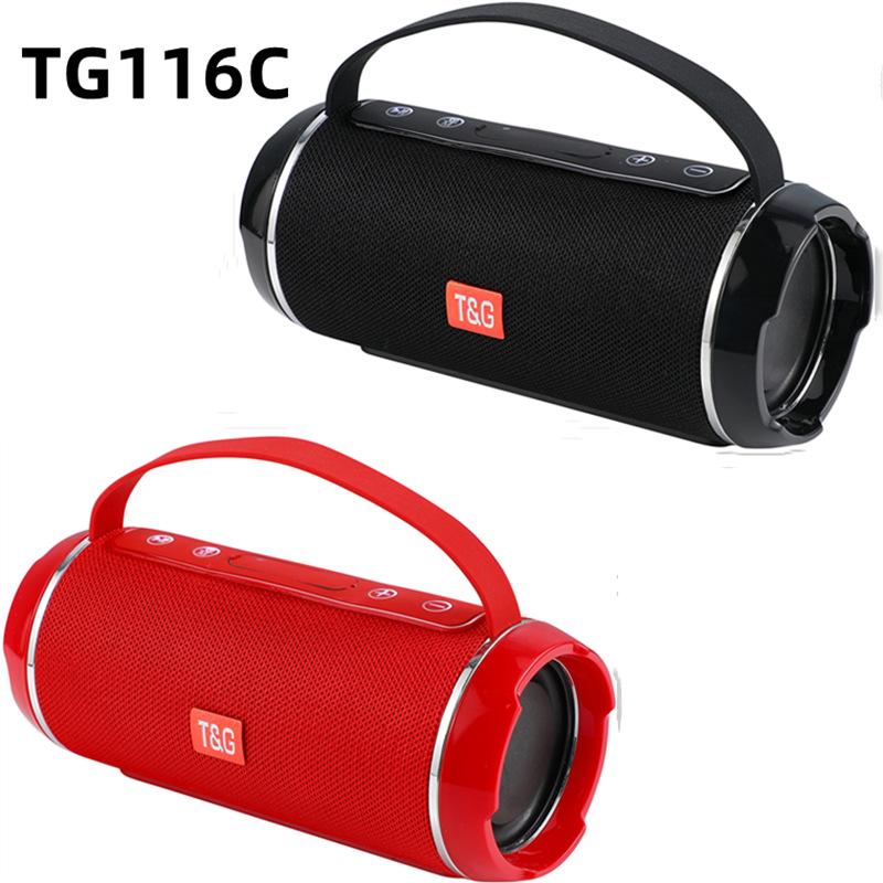 tg116c portable wireless bluetooth speaker portable fabric outdoor gift subwoofer card mini bluetooth speaker