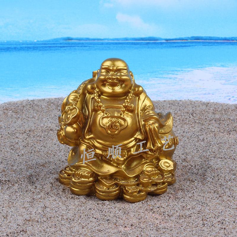 resin decorations buddha psychological sand table game golden buddha sand table sand equipment box toy