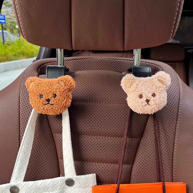 car car seat hook cartoon cute car seat back car rear seat invisible multifunctional car small hook