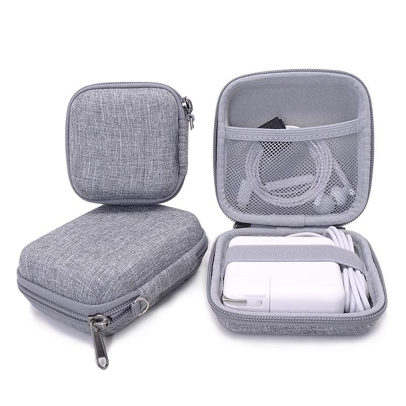 in stock notebook power pack eva hard case earphone data cable storage bag portable u shield protective case full figure