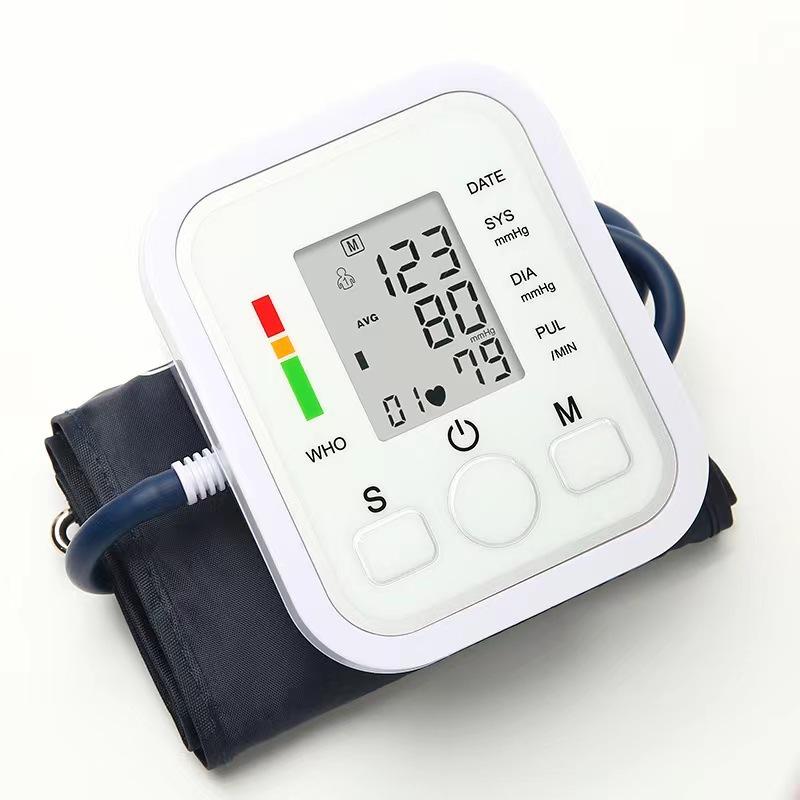 English Style Electronic Sphygmomanometer Backlight Blood Pressure Measuring Instrument Jiao Zhile Blood Pressure Meter