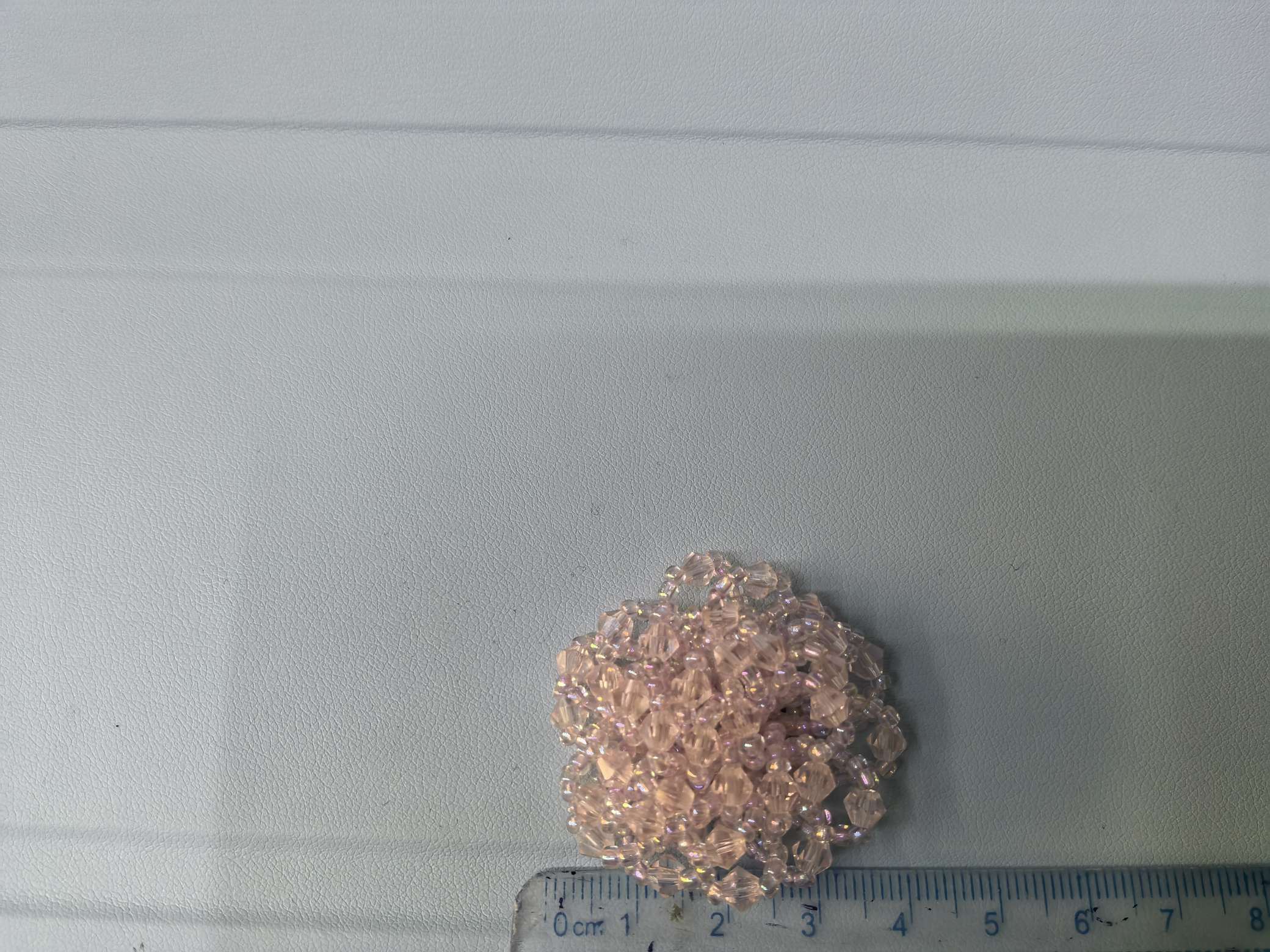 法式新娘头饰配件粉色水晶花 全重工创意DIY手工制作半成品饰品配件 多款选择 手链项链材料包产品图