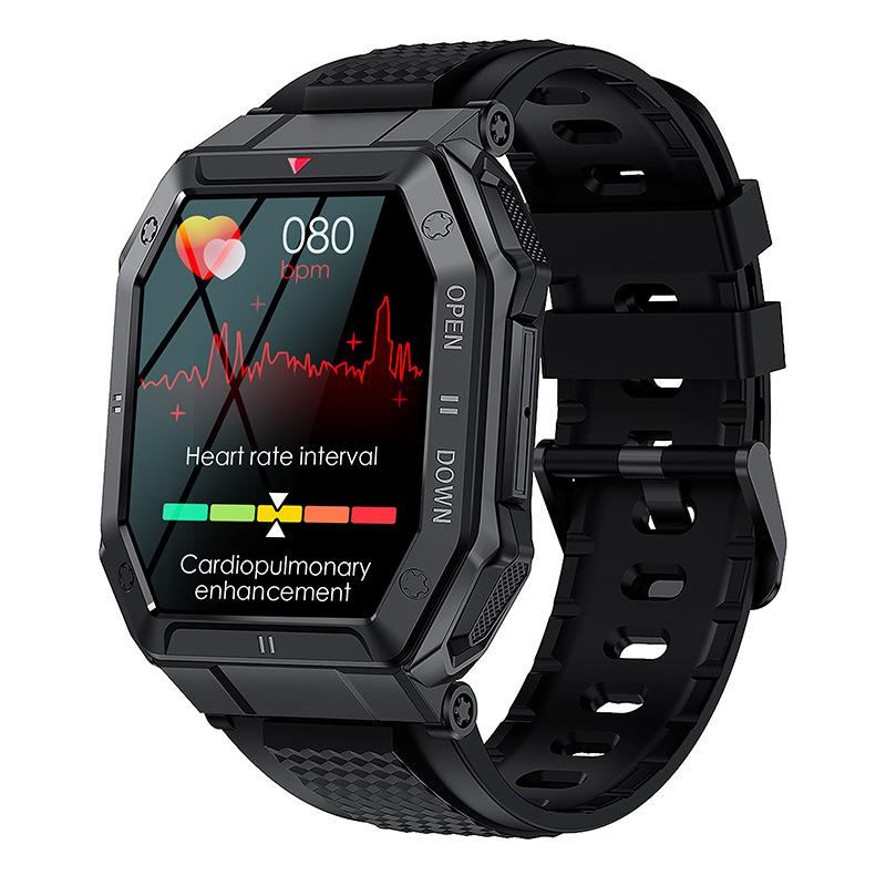 K55 New Outdoor Smart Watch Bluetooth Calling Heart Rate Blood Pressure Blood Oxygen Stopwatch Music Multi Sport Mode Specification drawing