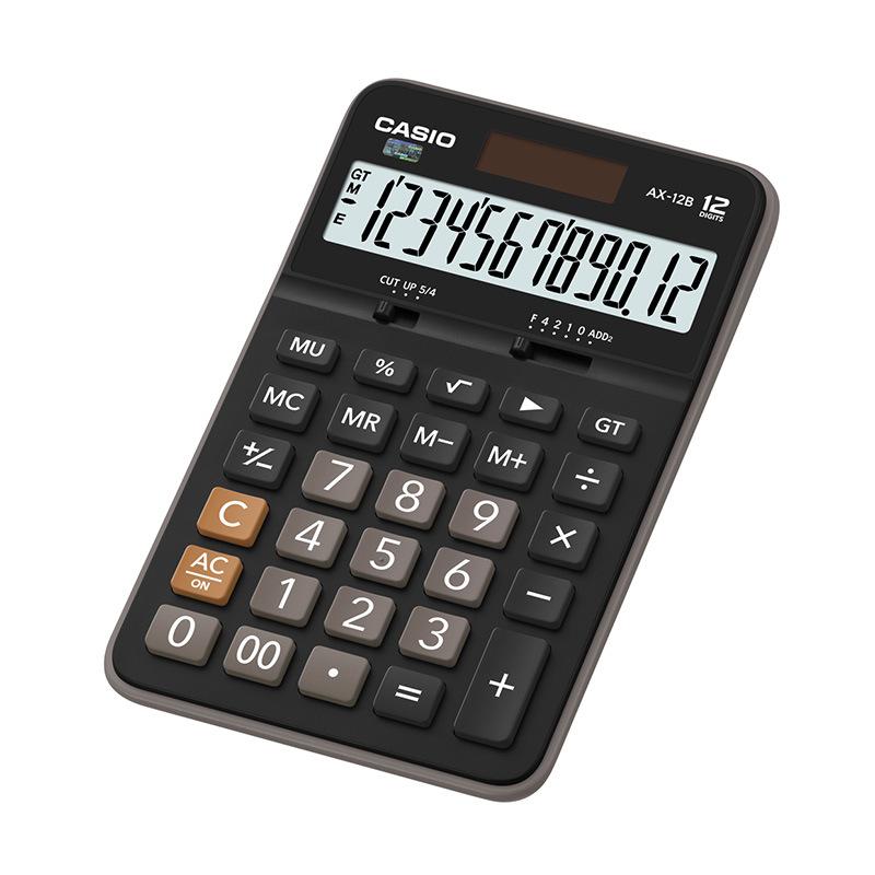 genuine goods casio casio ax-12b calculator 12-digit solar business office computer free shipping details Picture