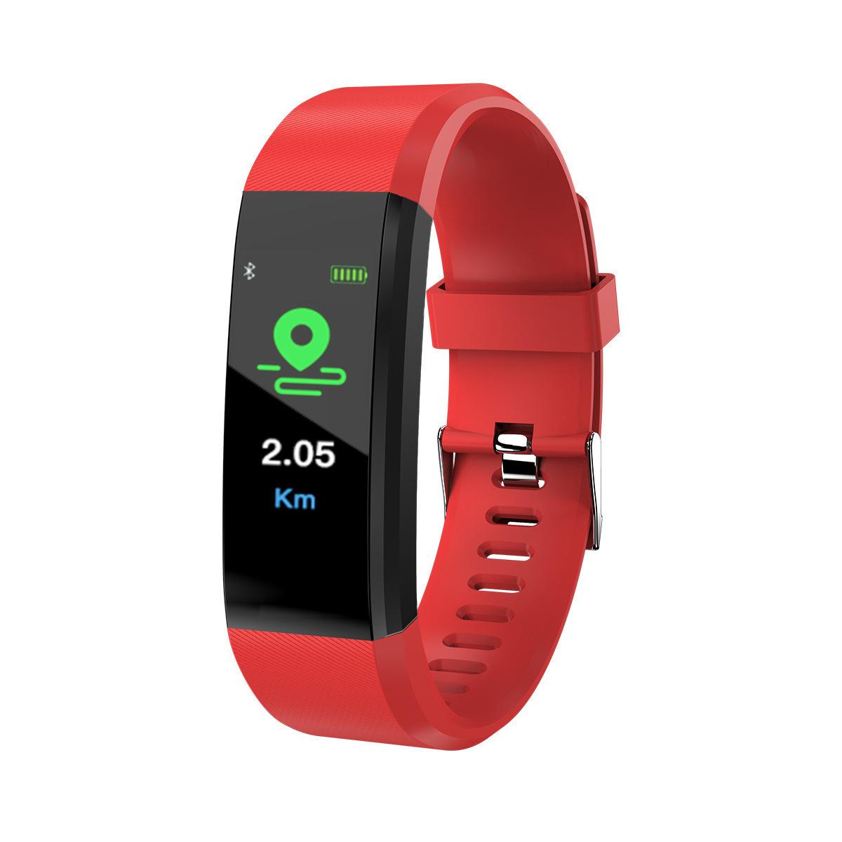 New 115plus Color Screen Smart Bracelet Sports Waterproof Record Number of Steps Bluetooth Synchronous Belt Heart Rate Blood Pressure Gift Application Scenario