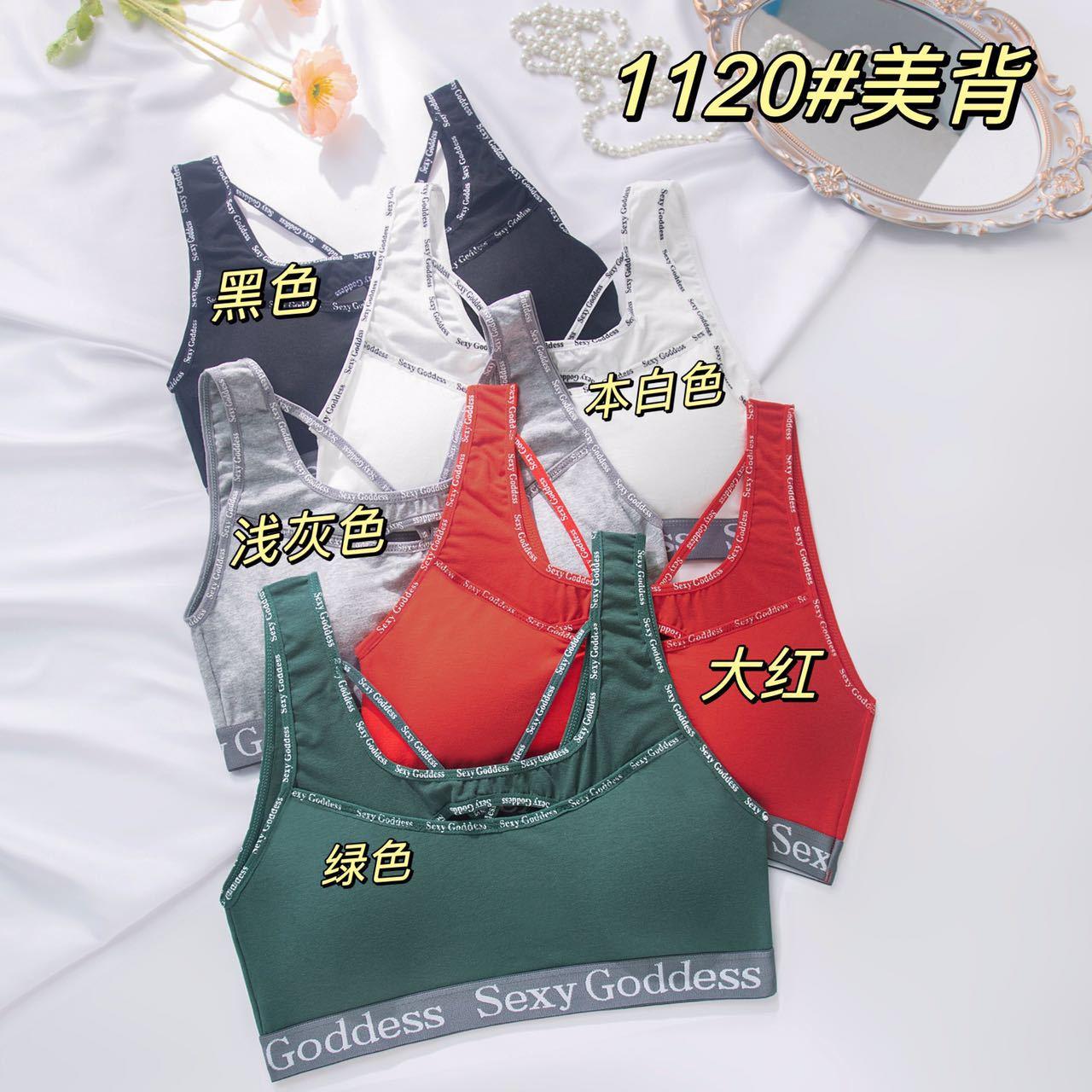 european and american bra set women's fake two-piece vest sexy push up beauty back exercise underwear two-piece brief set cross-border details Picture