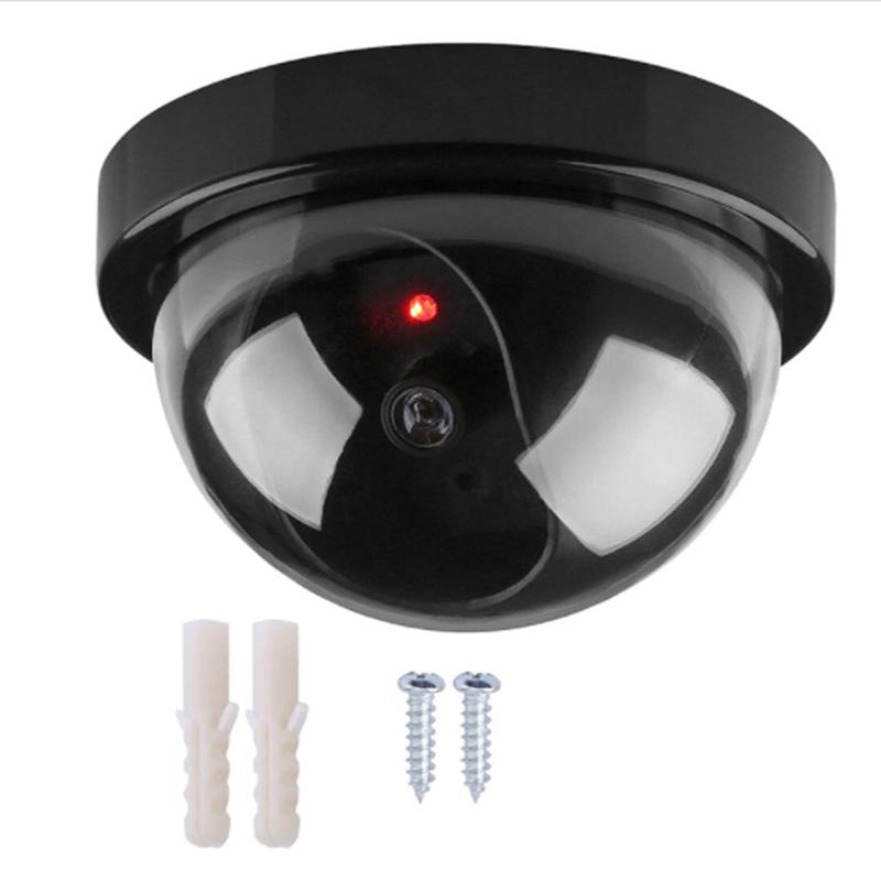 best-seller on douyin simulation camera home camera indoor fake monitor large with led dome camera