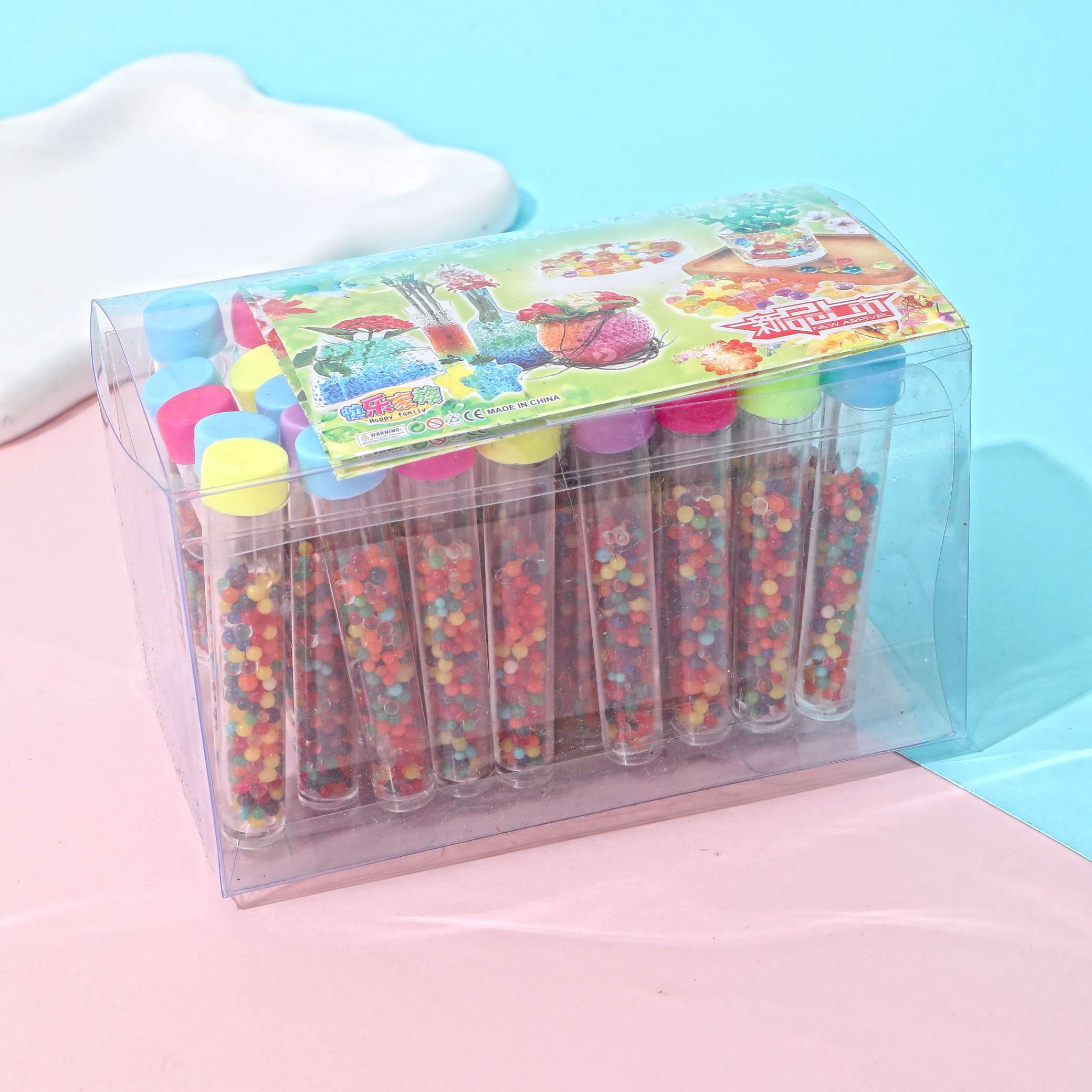 海洋宝宝泡大珠儿童手工DIY放水里会变大玩具小学生玩具学校玩具地摊玩具海洋动物水晶珠详情图4