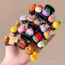 funny quirky grip female cute cartoon food animal barrettes back head large shark clip hairware hairpin