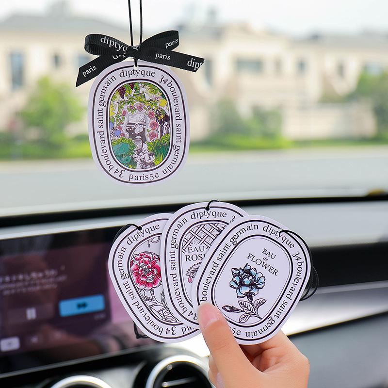 car air freshener solid balm auto perfume aromatherapy long-lasting light perfume car pendant wardrobe ornaments car internet celebrity Specification drawing