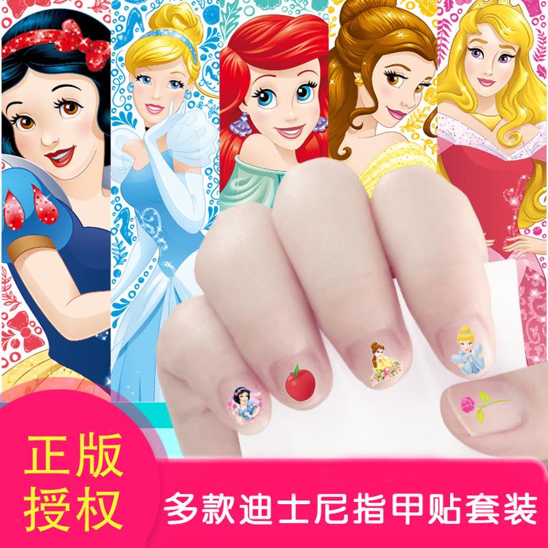 genuine 3d princess frozen cartoon nail stickers children stickers girl cute luminous nail beauty applique Specification drawing