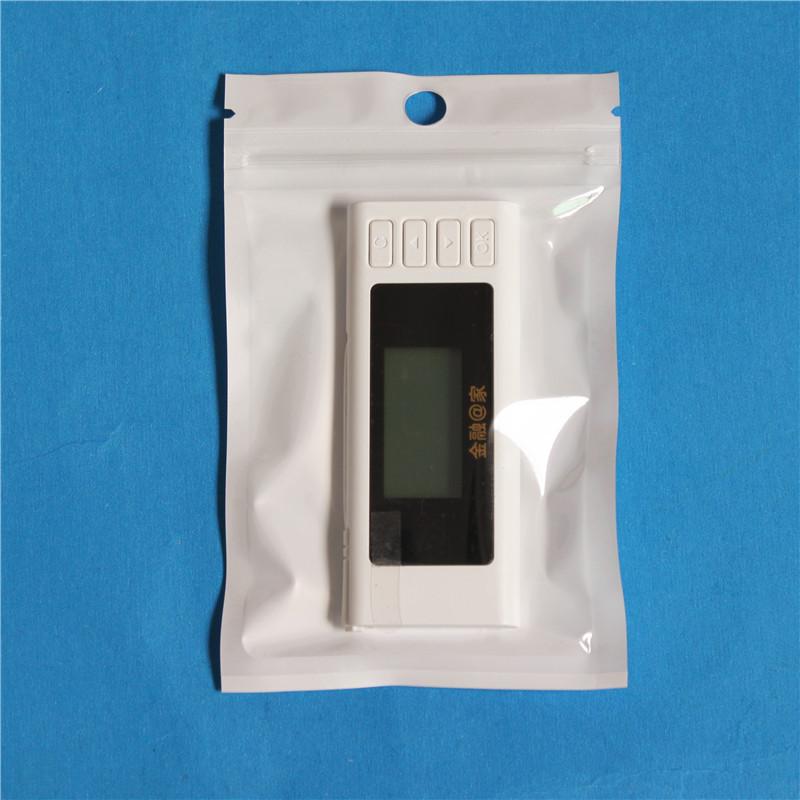 珠光膜阴阳袋 白色珠光袋自封袋 手机电源数据线耳机袋饰品包装袋产品图