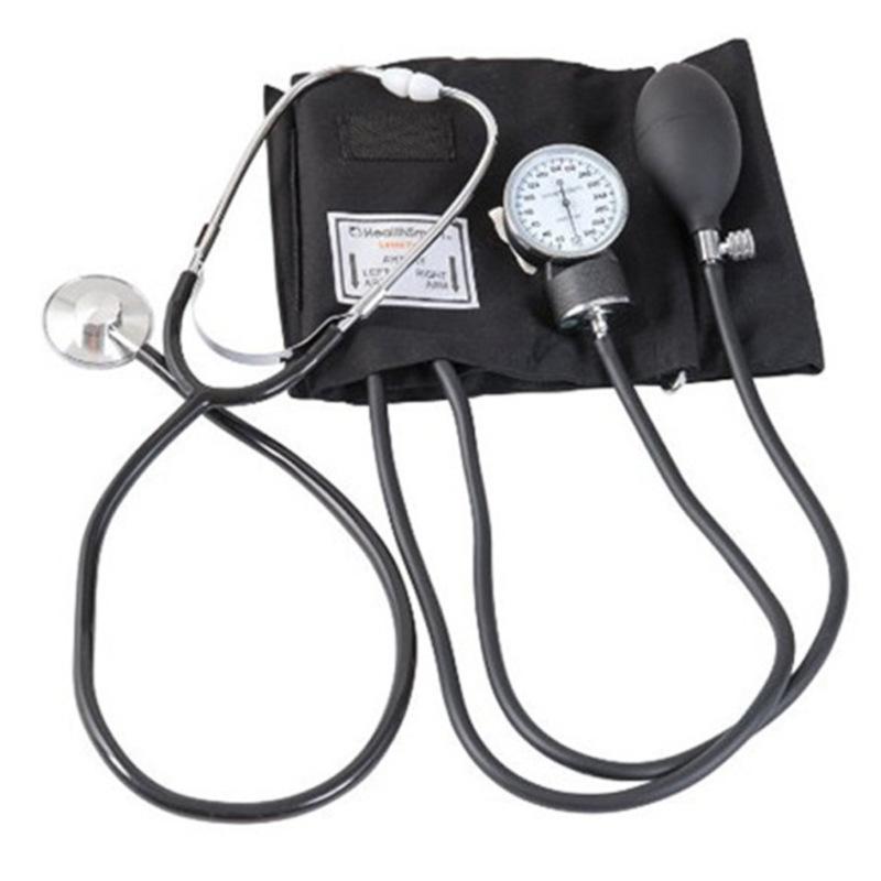 cross-border sphygmomanometer manual blood pressure meter old-fashioned blood pressure measuring household stethoscope upper arm pressure gauge full figure