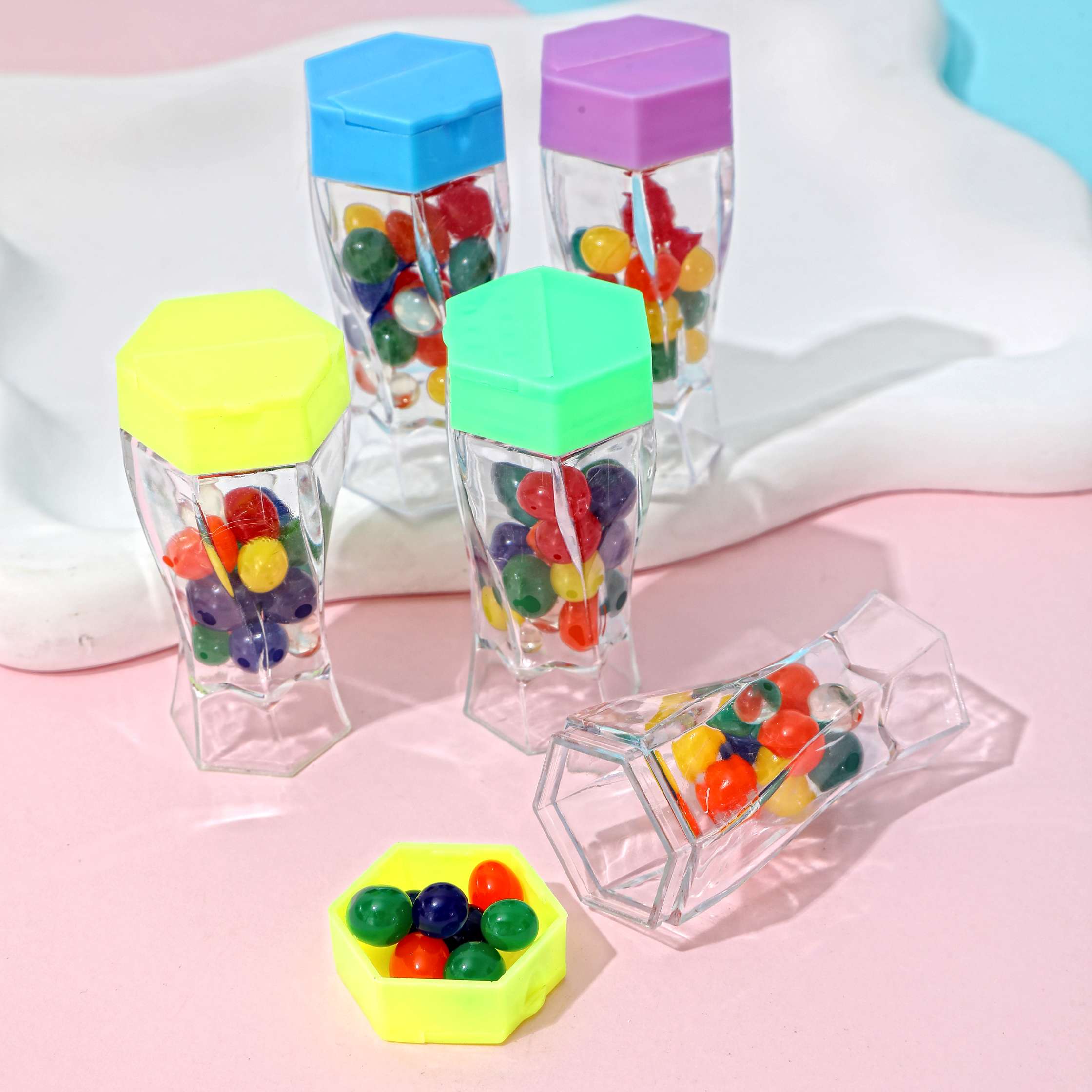 海洋宝宝泡大珠儿童手工DIY放水里会变大玩具小学生玩具学校玩具地摊玩具海洋动物水晶珠详情图3