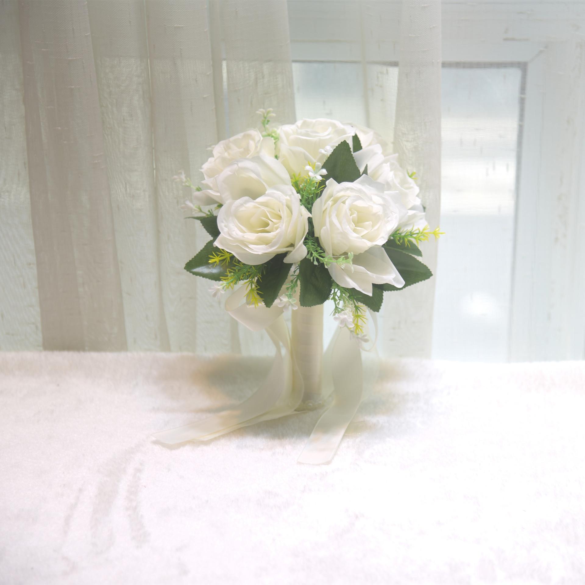 eternal angel 099 wedding bridesmaid simulation bridal bouquet bride wedding bridal bouquet bunch small size bridal bouquet