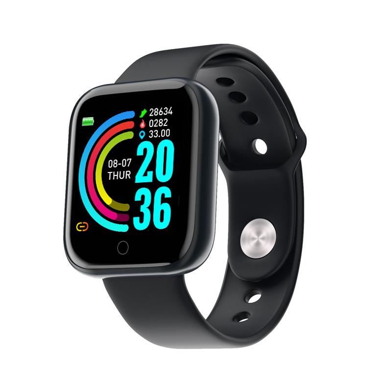 Y68 Smart Bracelet Factory Direct Sales 1.44-Inch Screen Heart Rate Blood Pressure D20s Bluetooth Sports Bracelet Spot full figure