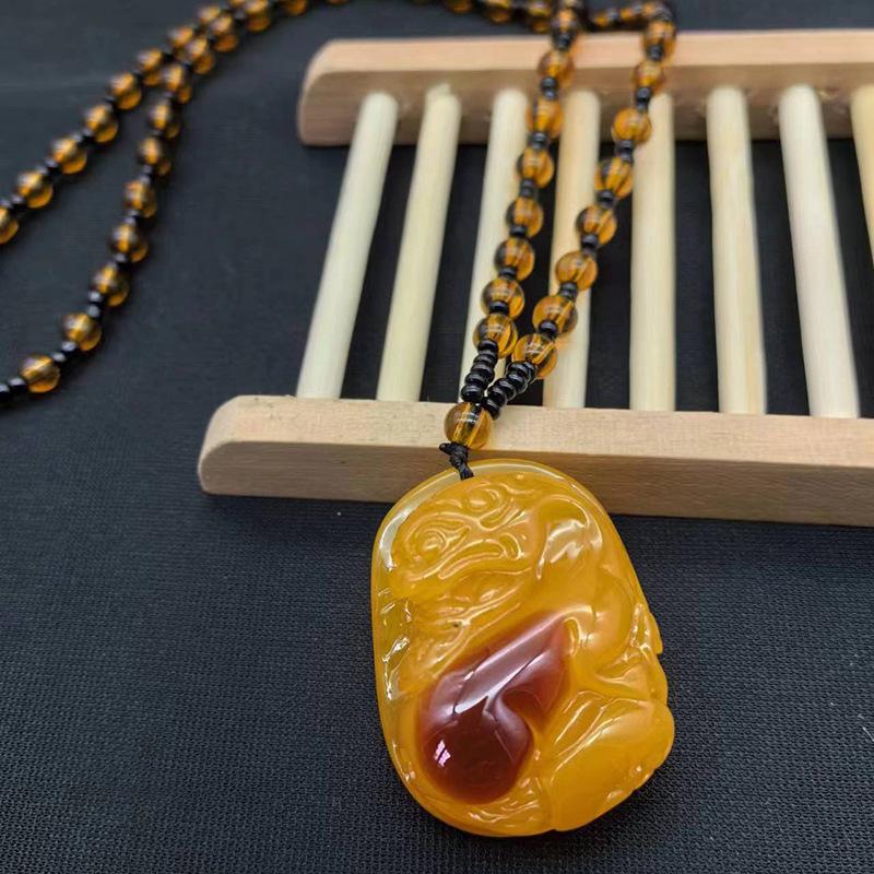 beeswax women's long necklace event gift sale souvenir sweater chain wholesale full figure