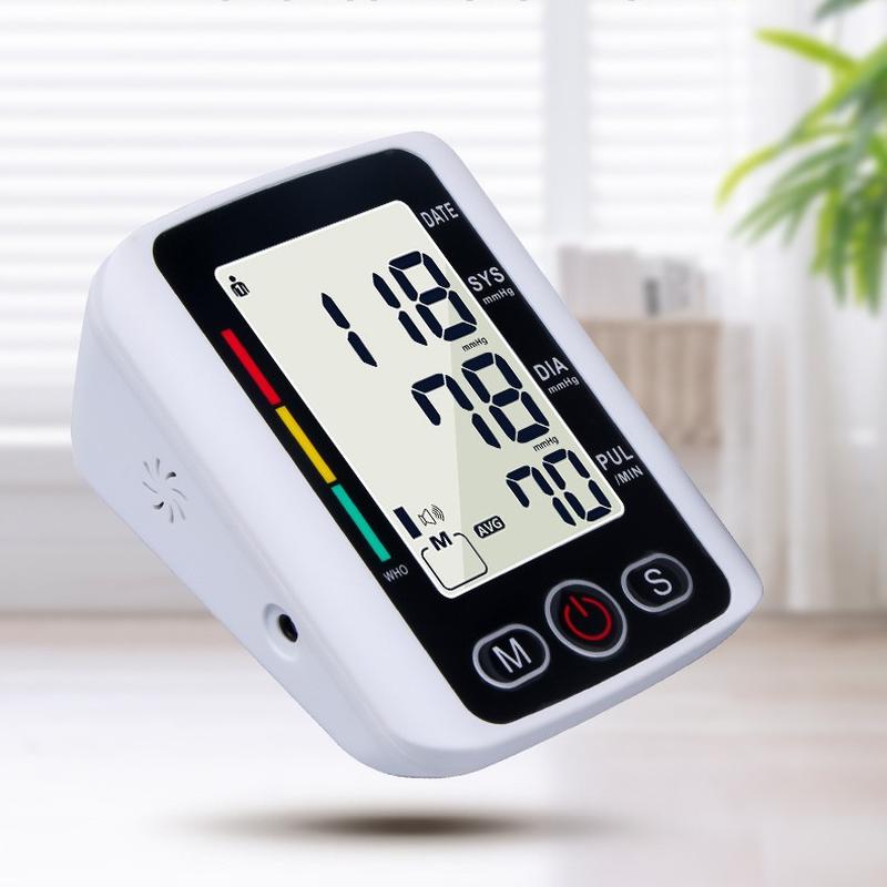 sphygmomanometer foreign trade electronic blood pressure meter household arm tied measurement electronic voice broadcast digital display sphygmomanometer Application Scenario
