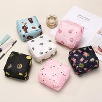 moon sanitary napkin adult portable large capacity small bag student portable cartoon aunt towel storage bag