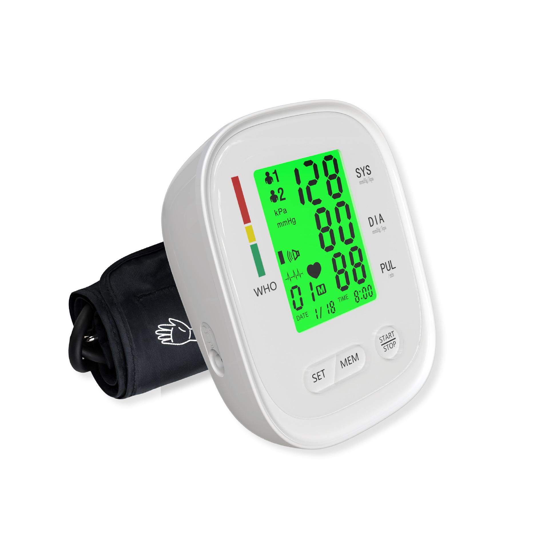 upper arm electronic sphygmomanometer elderly home intelligent blood pressure measuring instrument ce fda sphygmomanometer Item Picture