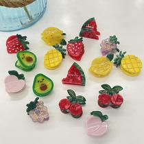 foreign trade new acetate fruit small hairclip strawberry cartoon hair accessories ins advanced sense cute hairpin y2g dopamine