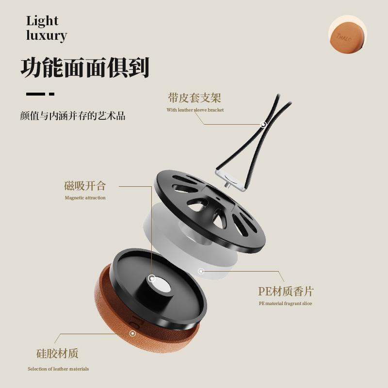 car air outlet aromatherapy sheet air conditioner air outlet car air freshener advanced fragrance decoration wholesale Specification drawing