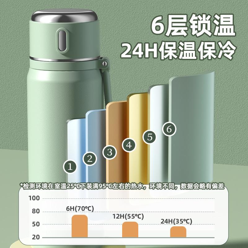 保温杯女生高颜值316不锈钢水杯批发食品级儿童学生上学专用杯子细节图