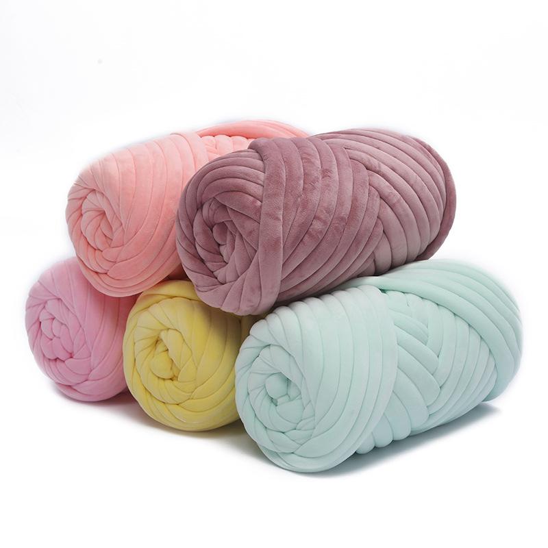 Amazon New DIY Crystal Velvet Filling Core Yarn 3cm Handcraft Wool Blanket Thread Cloth Pillow Cat Nest Thread