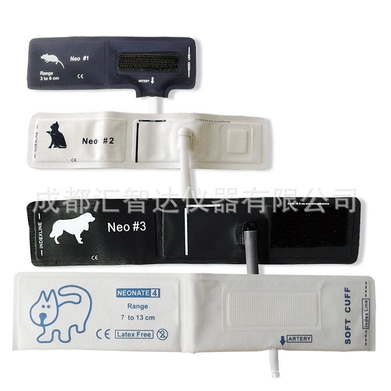 Exclusive for Export Disposable Non-Woven Single Tube Capless Newborn Veterinary Animal Pet Universal Blood Pressure Cuff Cuff Application Scenario