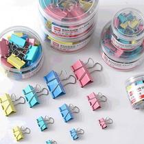 color long tail ticket office supplies clip file metal binding document folder color binder clip ticket clips