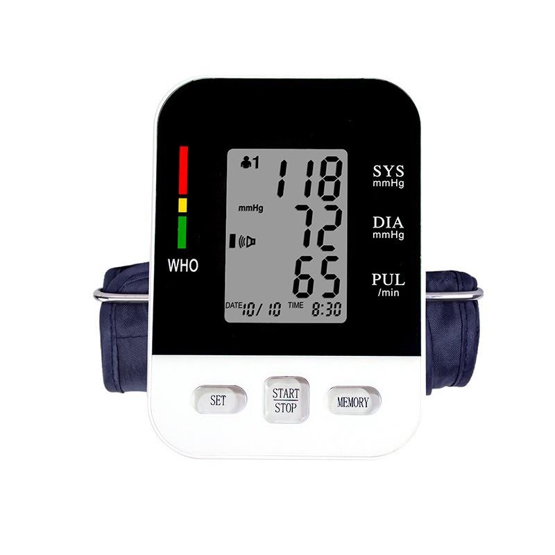 cross-border electronic blood pressure meter precision medical rechargeable english voice broadcast arm medical equipment