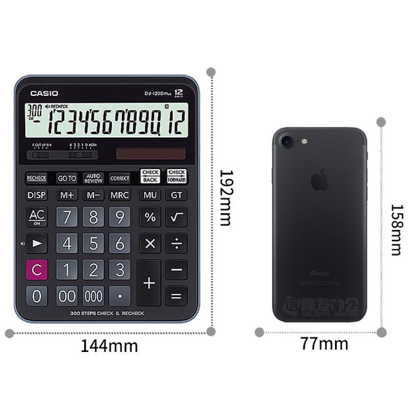 casio casio dj-120d plus financial accountant calculator 300 steps search machine check back details Picture