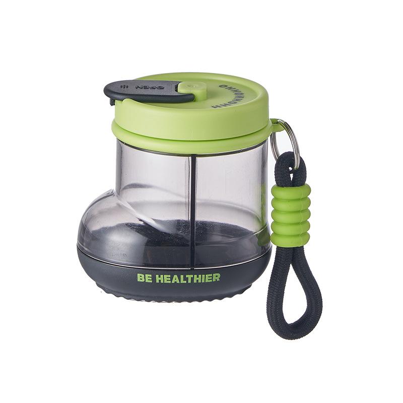 household colorful small boots portable toothpick separately packed case simple and light luxury rope holding portable mini plastic storage box Item Picture